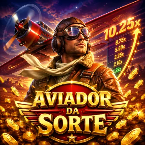 Tela do jogo Aviator com multiplicador ativo durante a rodada