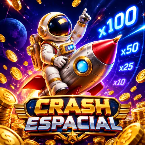 Miniatura do jogo Spaceman com multiplicador em ascensão